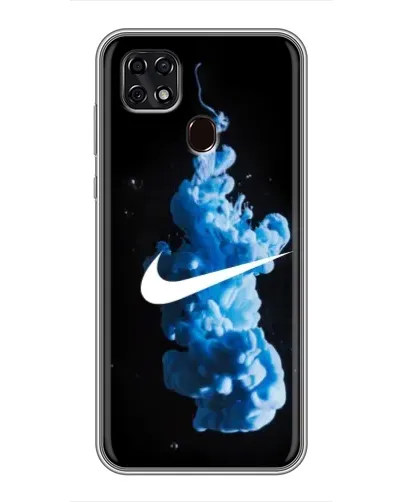 Чехол для ZTE Blade 20 Smart с картинкой «Nike и синий дым» Чехол для ZTE Blade 20 Smart с картинкой «Nike и синий дым»