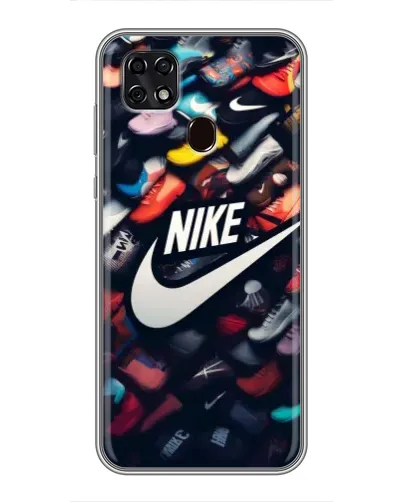 Чехол для ZTE Blade 20 Smart с картинкой «Коллекция кроссовок Nike» Чехол для ZTE Blade 20 Smart с картинкой «Коллекция кроссовок Nike»