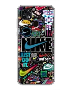 Чехол для ZTE Blade 20 Smart с картинкой «Яркий коллаж Nike» Чехол для ZTE Blade 20 Smart с картинкой «Яркий коллаж Nike»