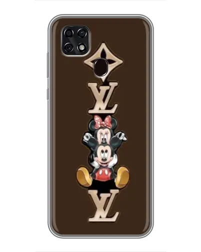 Чехол для ZTE Blade 20 Smart с картинкой «LV и Микки Маус»