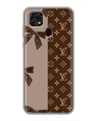Чехол для ZTE Blade 20 Smart с картинкой «Louis Vuitton — банты»