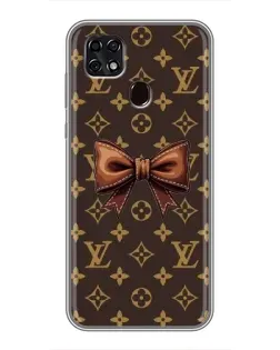 Чехол для ZTE Blade 20 Smart с картинкой «LV с бантом»