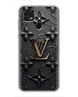 Чехол для ZTE Blade 20 Smart с картинкой «Кожаная текстура LV»