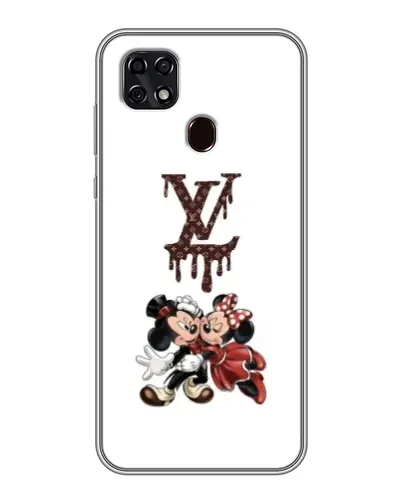 Чехол для ZTE Blade 20 Smart с картинкой «LV и Микки Маус»