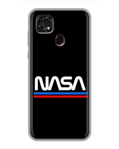 Чехол для ZTE Blade 20 Smart с картинкой «NASA — классика Red Blue» Чехол для ZTE Blade 20 Smart с картинкой «NASA — классика Red Blue»