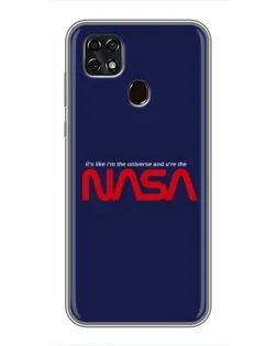Чехол для ZTE Blade 20 Smart с картинкой «NASA — глубокий космос»