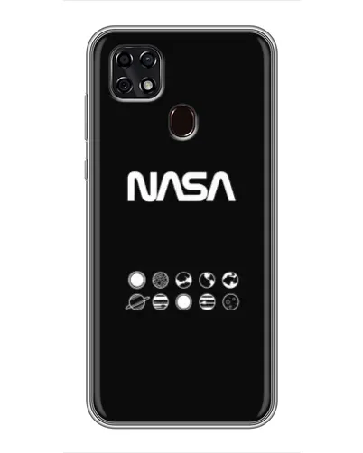 Чехол для ZTE Blade 20 Smart с картинкой «NASA — технический принт» Чехол для ZTE Blade 20 Smart с картинкой «NASA — технический принт»