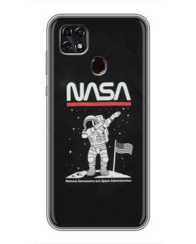 Чехол для ZTE Blade 20 Smart с картинкой «NASA — шагаем по Луне» Чехол для ZTE Blade 20 Smart с картинкой «NASA — шагаем по Луне»