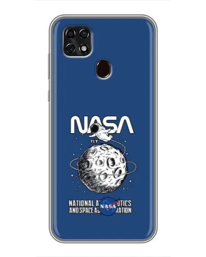 Чехол для ZTE Blade 20 Smart с картинкой «NASA — лунная миссия» Чехол для ZTE Blade 20 Smart с картинкой «NASA — лунная миссия»