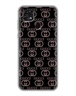 Чехол для ZTE Blade 20 Smart с картинкой «Классическая монограмма Gucci»