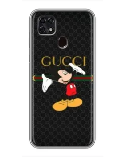 Чехол для ZTE Blade 20 Smart с картинкой «Микки Маус Gucci»