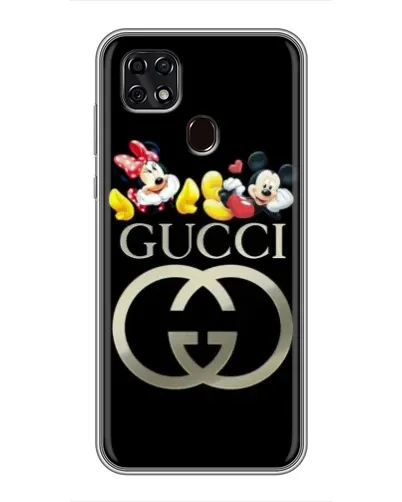 Чехол для ZTE Blade 20 Smart с картинкой «Gucci — герои Disney»