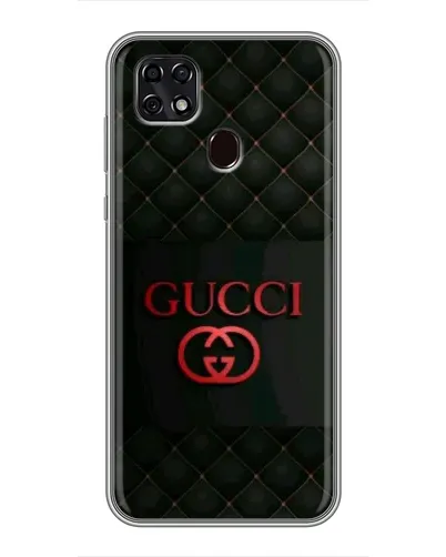 Чехол для ZTE Blade 20 Smart с картинкой «Gucci — стеганый черный»