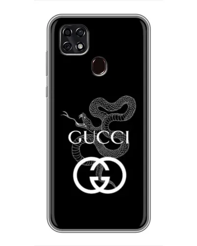 Чехол для ZTE Blade 20 Smart с картинкой «Gucci — серебряная змея»