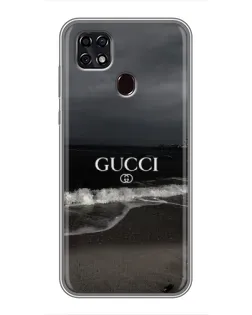 Чехол для ZTE Blade 20 Smart с картинкой «Gucci — морской прибой»
