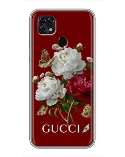 Чехол для ZTE Blade 20 Smart с картинкой «Gucci —  сад»