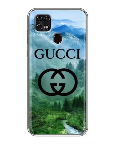 Чехол для ZTE Blade 20 Smart с картинкой «Gucci — горный пейзаж»