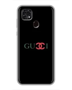 Чехол для ZTE Blade 20 Smart с картинкой «Gucci — красный градиент»