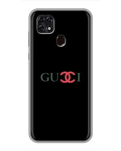 Чехол для ZTE Blade 20 Smart с картинкой «Gucci — красный градиент»