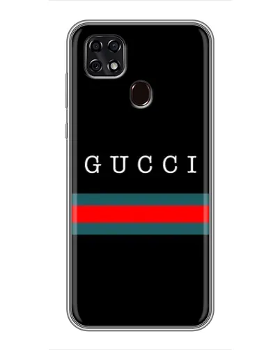 Чехол для ZTE Blade 20 Smart с картинкой «Gucci — красный пояс»