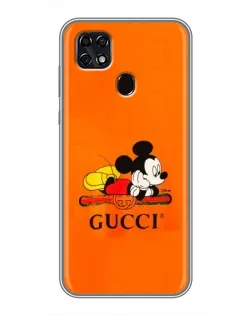 Чохол для ZTE Blade 20 Smart з картинкою «Міккі Маус Gucci — помаранч» Чохол для ZTE Blade 20 Smart з картинкою «Міккі Маус Gucci — помаранч»