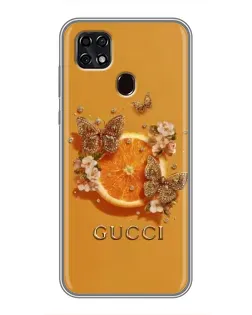 Чохол для ZTE Blade 20 Smart з картинкою «Gucci — золоті метелики» Чохол для ZTE Blade 20 Smart з картинкою «Gucci — золоті метелики»