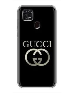 Чохол для ZTE Blade 20 Smart з картинкою «Gucci — золото на чорному» Чохол для ZTE Blade 20 Smart з картинкою «Gucci — золото на чорному»