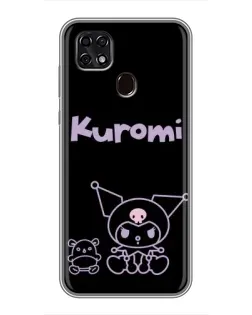 Чехол для ZTE Blade 20 Smart с картинкой «Kuromi — черный минимализм» Чехол для ZTE Blade 20 Smart с картинкой «Kuromi — черный минимализм»
