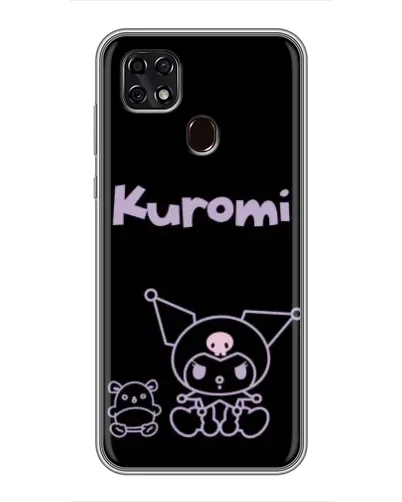 Чехол для ZTE Blade 20 Smart с картинкой «Kuromi — черный минимализм» Чехол для ZTE Blade 20 Smart с картинкой «Kuromi — черный минимализм»