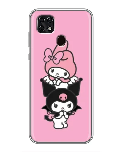 Чехол для ZTE Blade 20 Smart с картинкой «My Melody и Kuromi» Чехол для ZTE Blade 20 Smart с картинкой «My Melody и Kuromi»