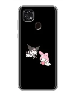 Чехол для ZTE Blade 20 Smart с картинкой «My Melody и Kuromi»