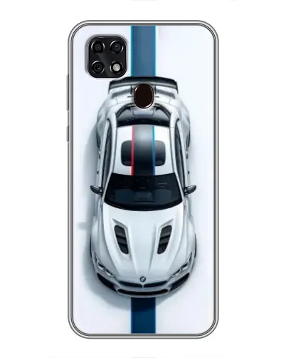 Чехол для ZTE Blade 20 Smart с картинкой «Вид сверху — BMW M»