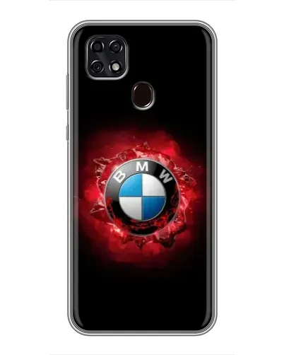 Чехол для ZTE Blade 20 Smart с картинкой «Логотип BMW — вспышка»