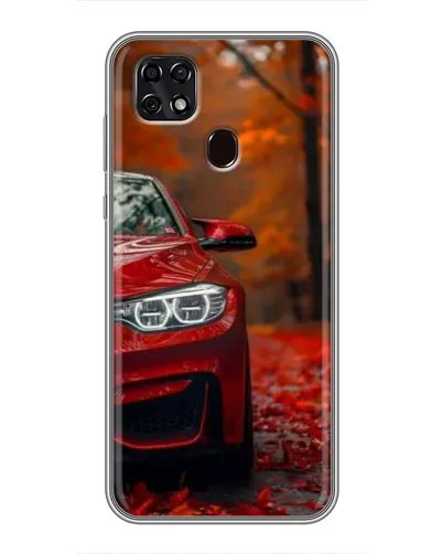 Чехол для ZTE Blade 20 Smart с картинкой «Осенняя BMW M4»