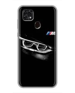 Чехол для ZTE Blade 20 Smart с картинкой «BMW — взгляд тигра»