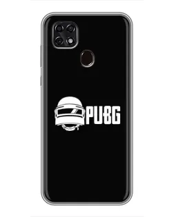 Чехол для ZTE Blade 20 Smart с картинкой «PUBG — классический лого»