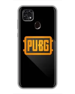 Чехол для ZTE Blade 20 Smart с картинкой «PUBG — рамка лого»