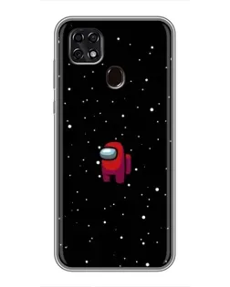 Чехол для ZTE Blade 20 Smart с картинкой «Красный Among Us»
