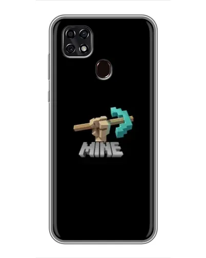 Чехол для ZTE Blade 20 Smart с картинкой «Алмазная кирка»
