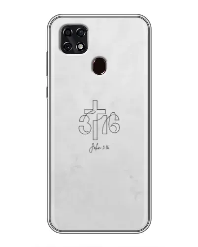 Чехол для ZTE Blade 20 Smart с картинкой «Иоанна 3:16 Крест»