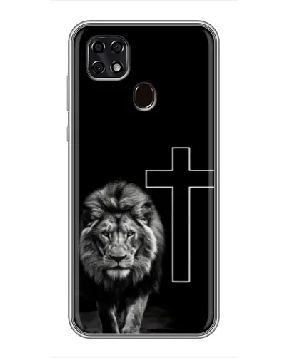 Чехол для ZTE Blade 20 Smart с картинкой «Лев и Крест»