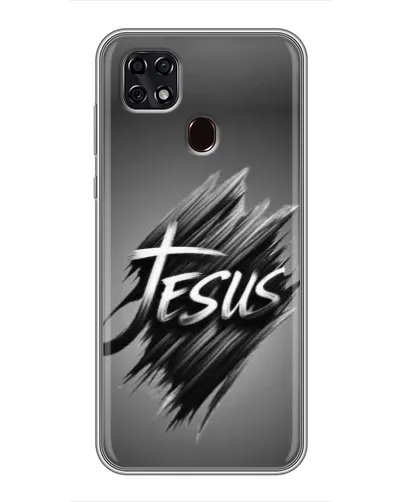 Чехол для ZTE Blade 20 Smart с картинкой «Надпись Jesus Graffiti»