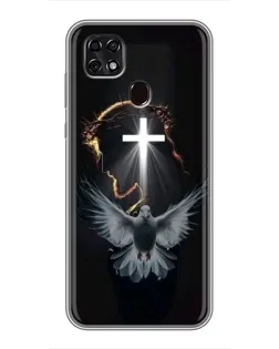 Чехол для ZTE Blade 20 Smart с картинкой «Голубь и Свет»