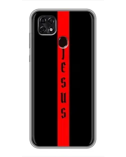 Чехол для ZTE Blade 20 Smart с картинкой «Красная линия веры»