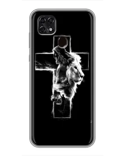 Чехол для ZTE Blade 20 Smart с картинкой «Сияющий крест Jesus»