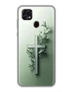 Чехол для ZTE Blade 20 Smart с картинкой «Оливковая ветвь»