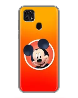 Чехол для ZTE Blade 20 Smart с картинкой «Mickey в круге»