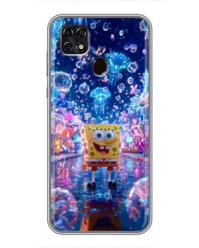 Чехол для ZTE Blade 20 Smart с картинкой «Неоновый океан» Чехол для ZTE Blade 20 Smart с картинкой «Неоновый океан»