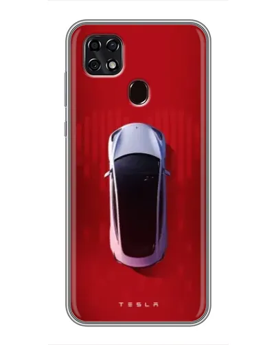 Чехол для ZTE Blade 20 Smart с картинкой «Tesla Top View» Чехол для ZTE Blade 20 Smart с картинкой «Tesla Top View»