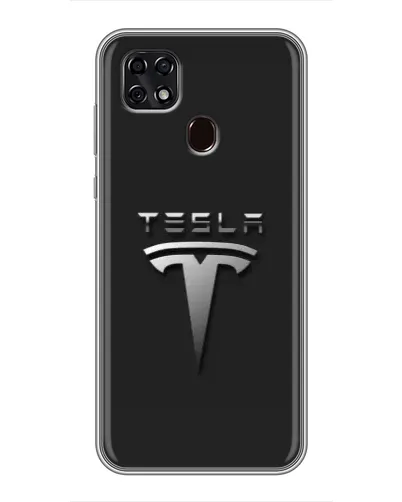 Чехол для ZTE Blade 20 Smart с картинкой «Стальной логотип Tesla» Чехол для ZTE Blade 20 Smart с картинкой «Стальной логотип Tesla»